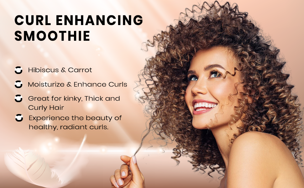 Curl Enhancing Smoothie Cream For Thick, Curly, Coily Hair Sulfate and