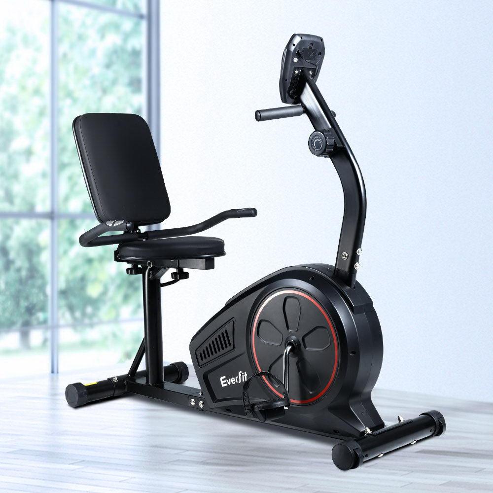 Everfit Exercise Bike Magnetic Recumbent Indoor Cycling Home Gym