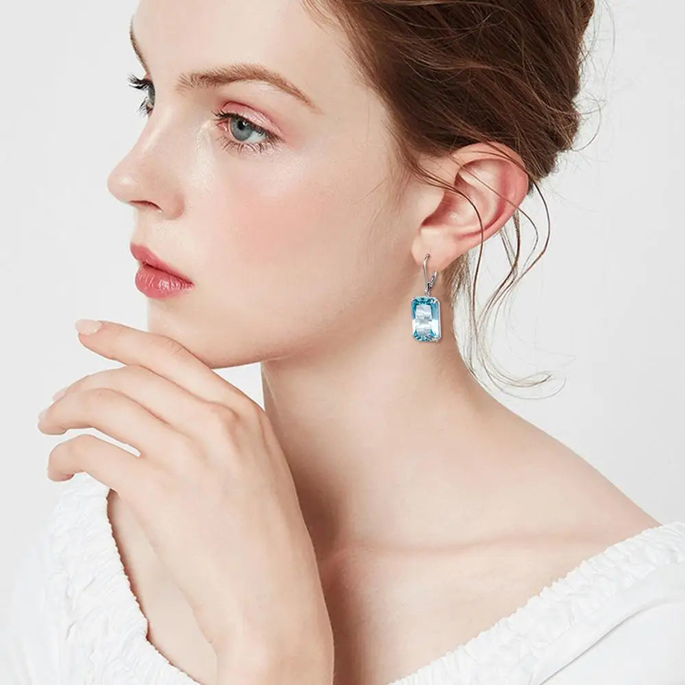 Viking Pink Stone Earrings - Collection The Eyes of Freyja