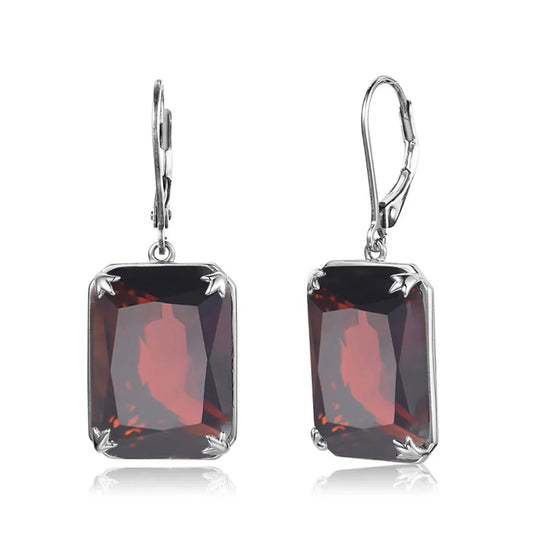 Viking Garnet Earrings - Collection The Eyes of Freyja