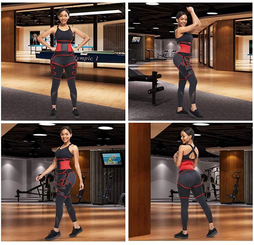 3 in 1 Fat Burner Slimming Body Shaper Belt - Anti Cellulite Butt PREMIUM