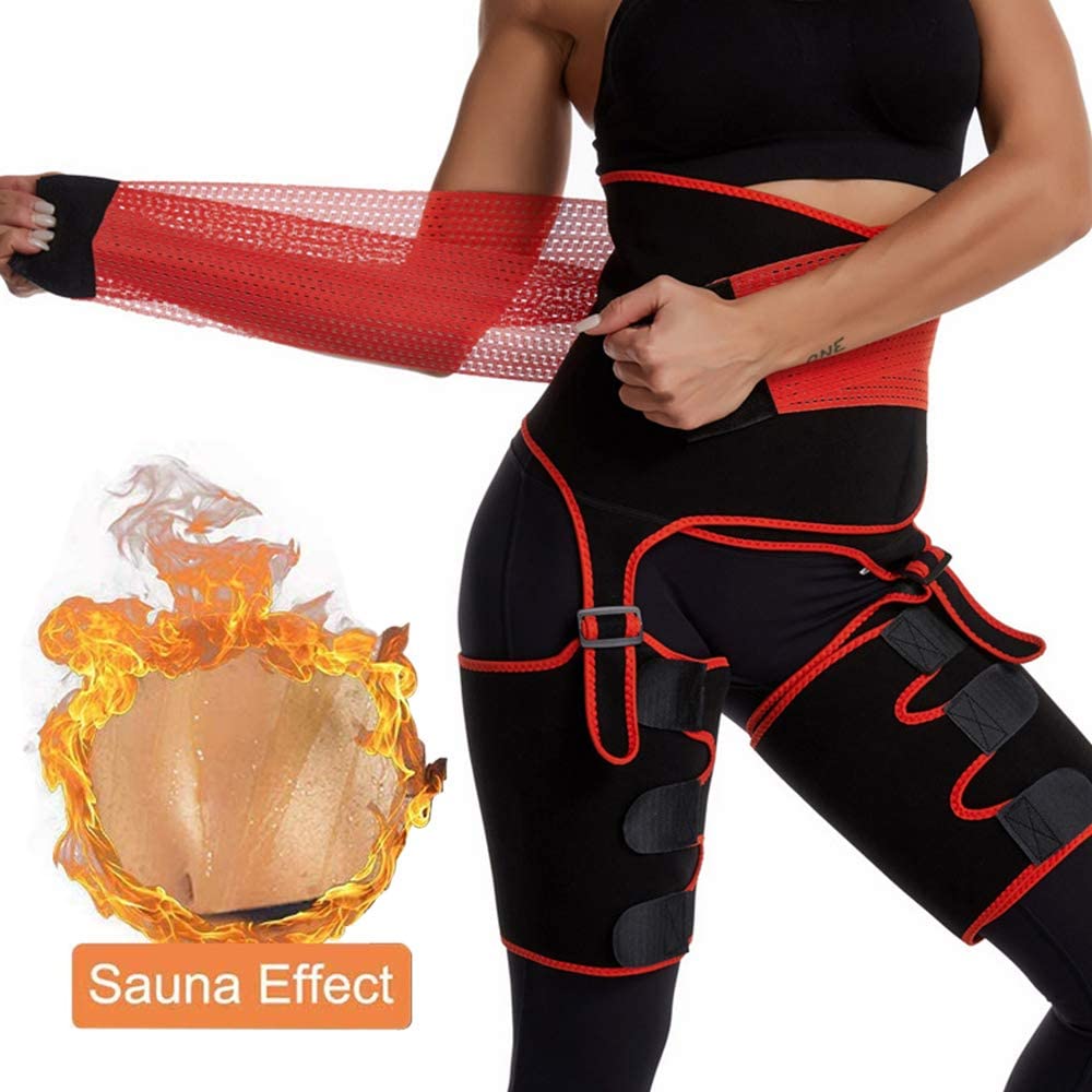 3 in 1 Fat Burner Slimming Body Shaper Belt - Anti Cellulite Butt PREMIUM