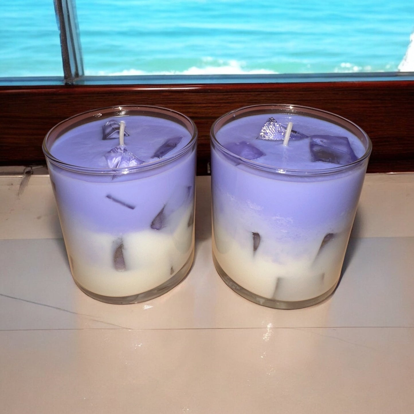 Lavender Latte Candle