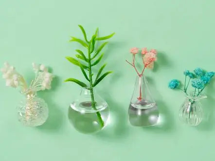 Plant Ceramic Vase Fridge Magnets