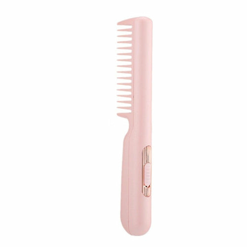Electric Hair Straightener Brush Comb Mini Hair Curler Fast Heating