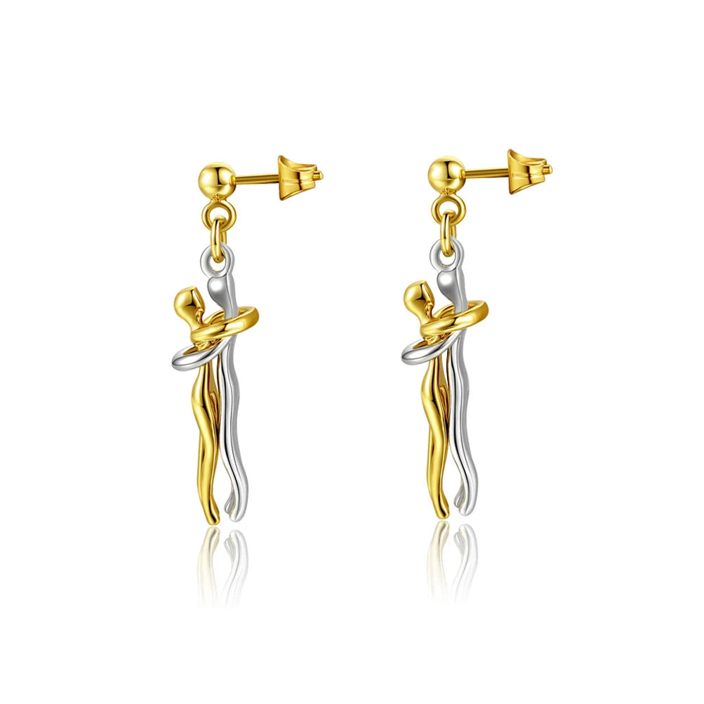 Embrace Necklace & Hug Earrings Set