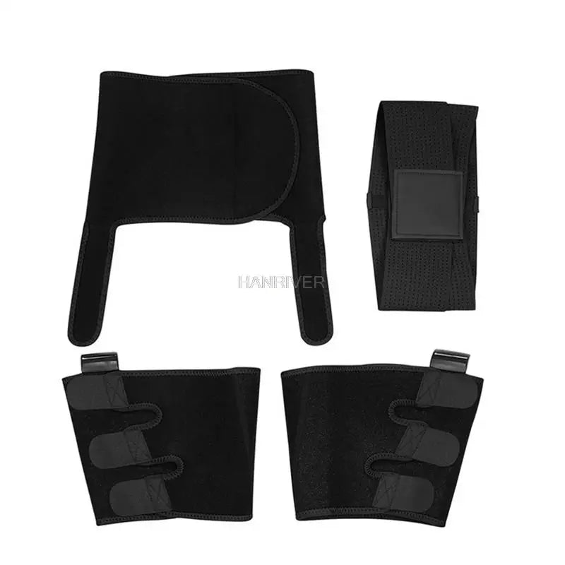 3 in 1 waist and thigh trimmer Double Compression Belt Leg Support Sweat Sauna Effect Neoprene Waist Trainer Butt Lifter Workout