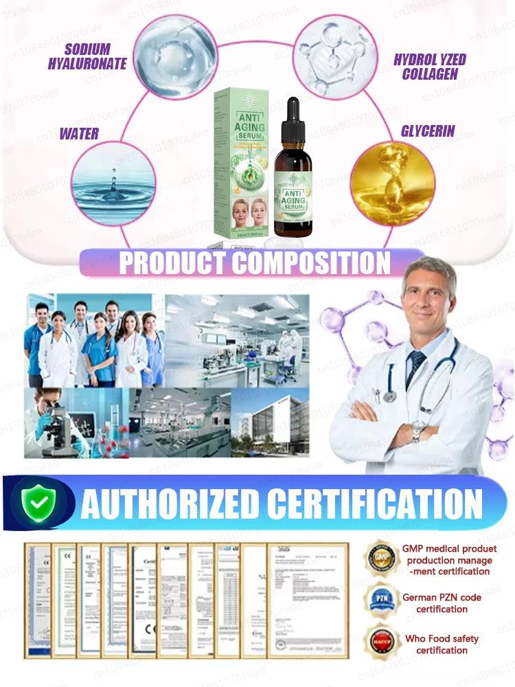 POZOAMIS Anti-Aging Serum – Advanced Wrinkle Treatment Combo