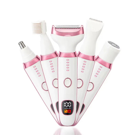 Electric Razor for Women 5 in 1 Rechargeable Painless Body Razors and