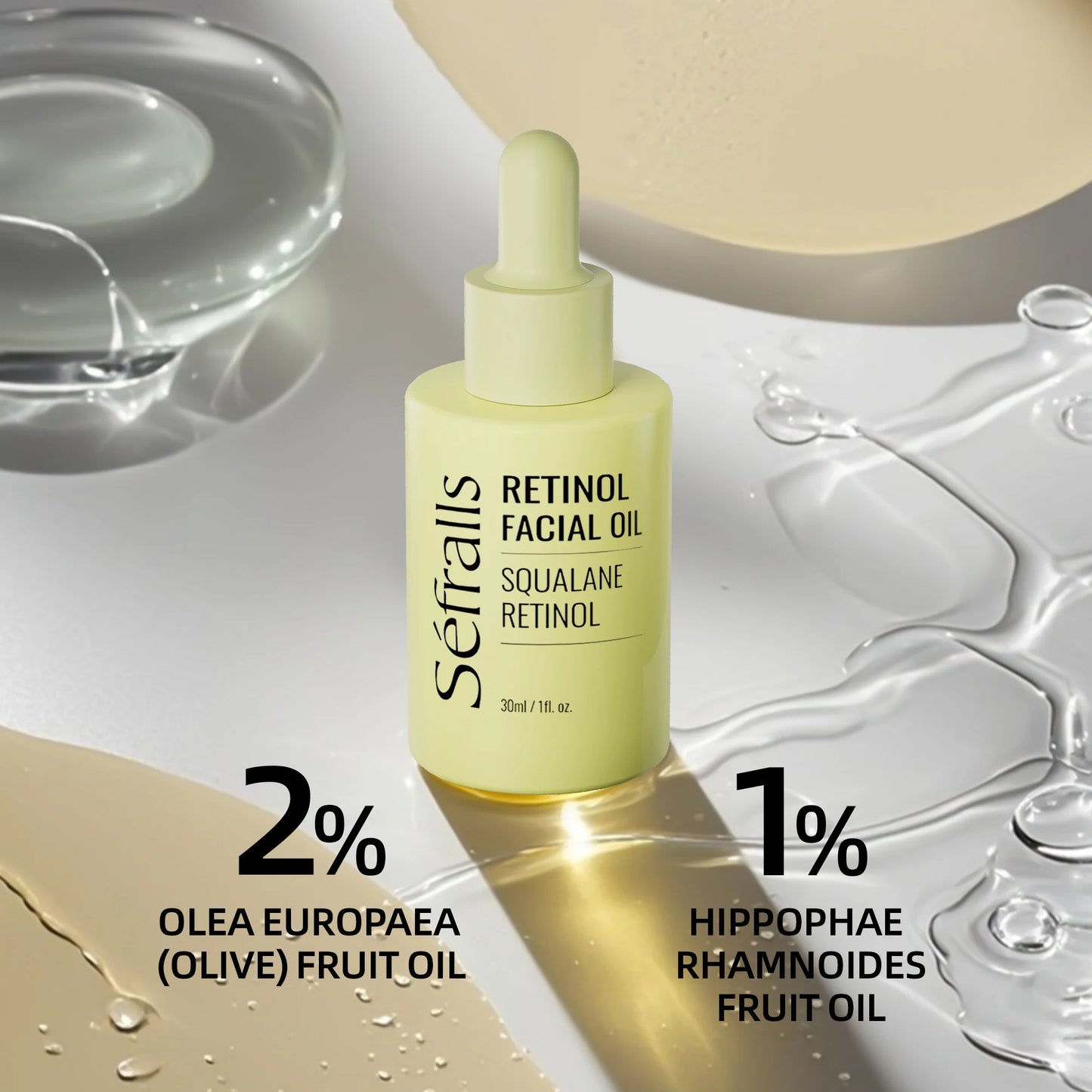 Sefrallys Act Face Serum Special – Premium Combo  -  Essence Set 30ml*3pcs With Vitamin-C Vitamin-A and Hyaluronic Acid Serum For Glistening -  Firming Hy