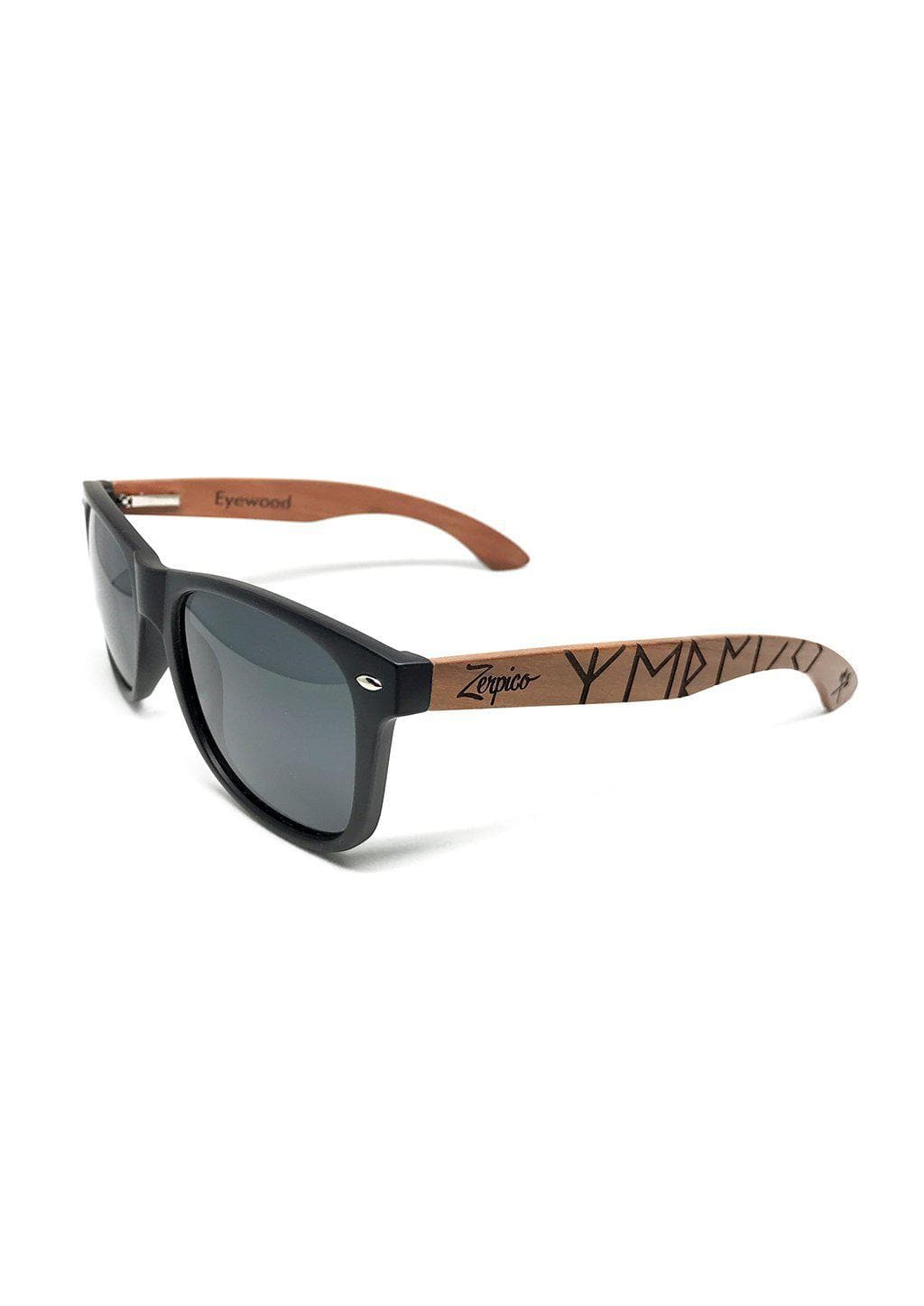Eyewood | Engraved wooden sunglasses - Viking Runes - Sweden