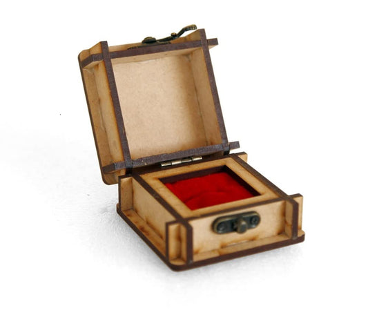 Wooden Jewellery Box for Women and Men, Ring Organizer Box