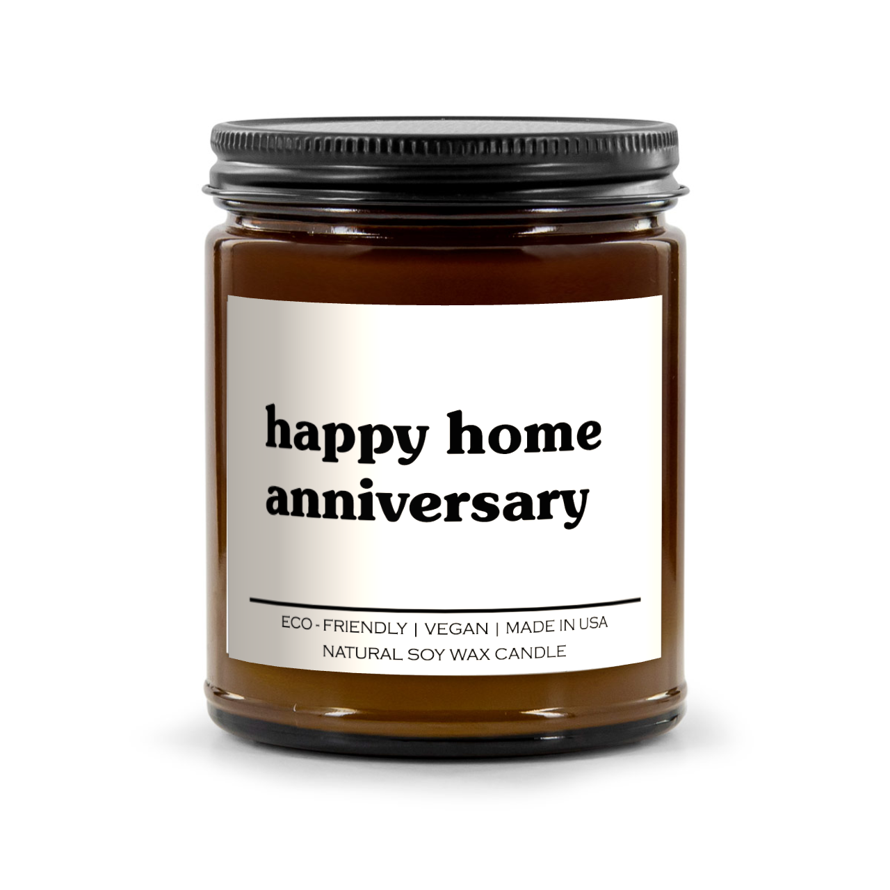 Happy Home Anniversary Candle