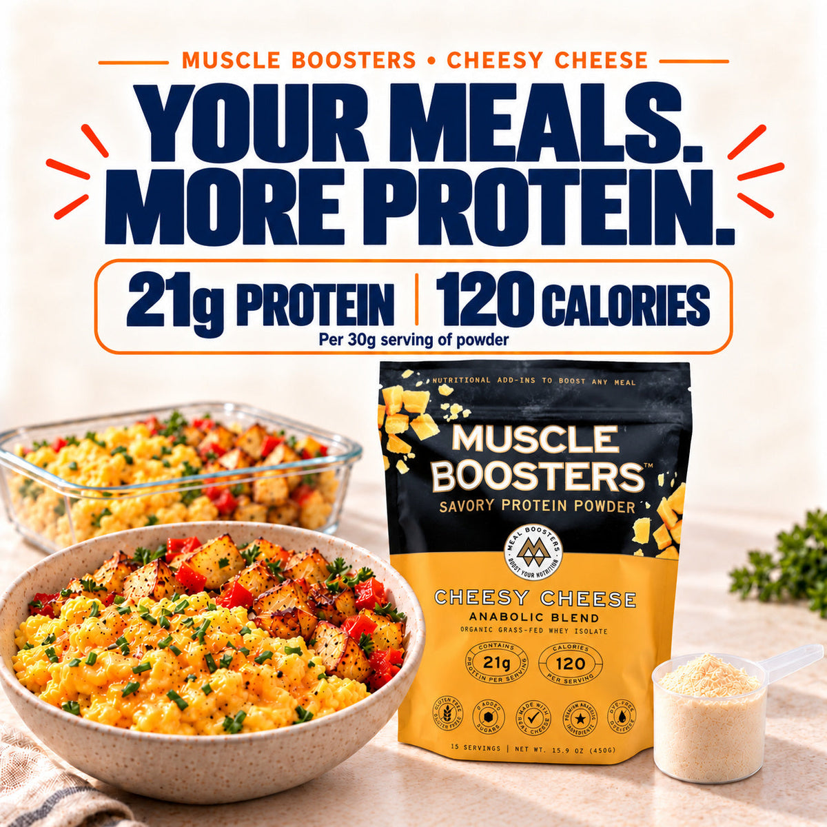 Muscle Boosters Cheesy Cheese - Anabolic Blend