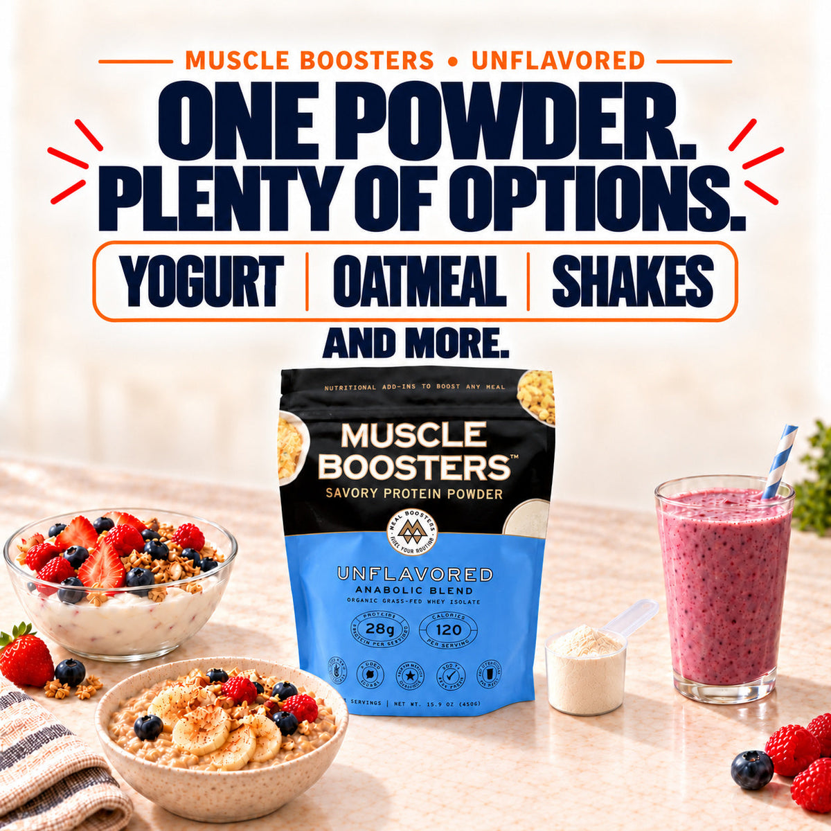 Muscle Boosters Unflavored - Anabolic Blend