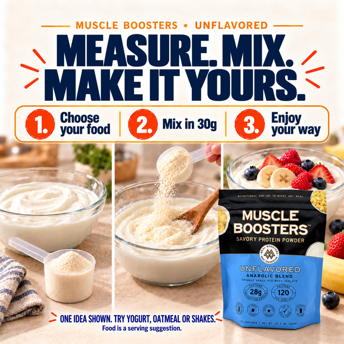 Muscle Boosters Unflavored - Anabolic Blend