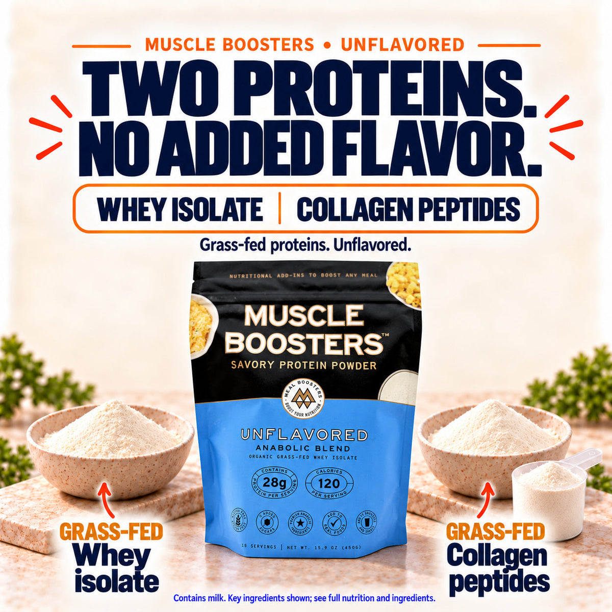 Muscle Boosters Unflavored - Anabolic Blend