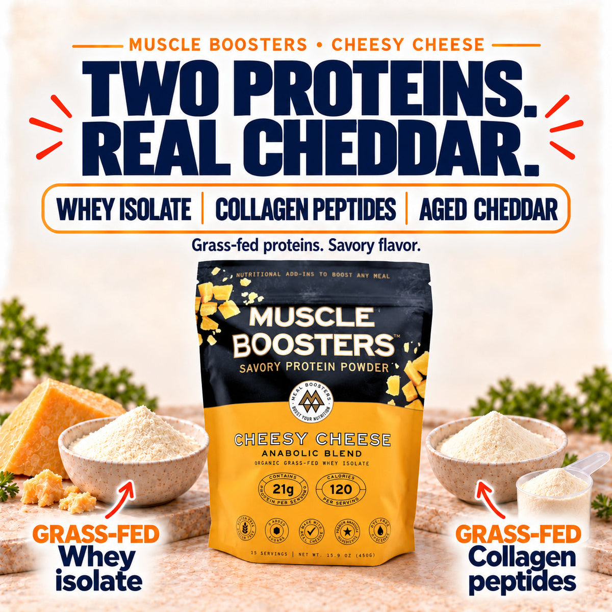 Muscle Boosters Cheesy Cheese - Anabolic Blend