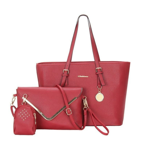 Spring Three-piece Fashion Handbag For Women