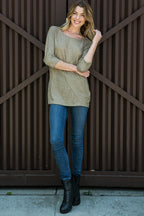Lurex Dolman Knit Top