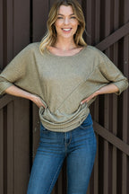 Lurex Dolman Knit Top