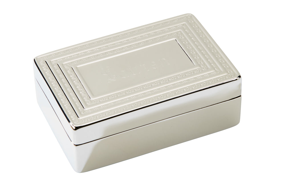 Rect Lift Top Jewelry Box, Np 1.5" X 3" X 4.5"