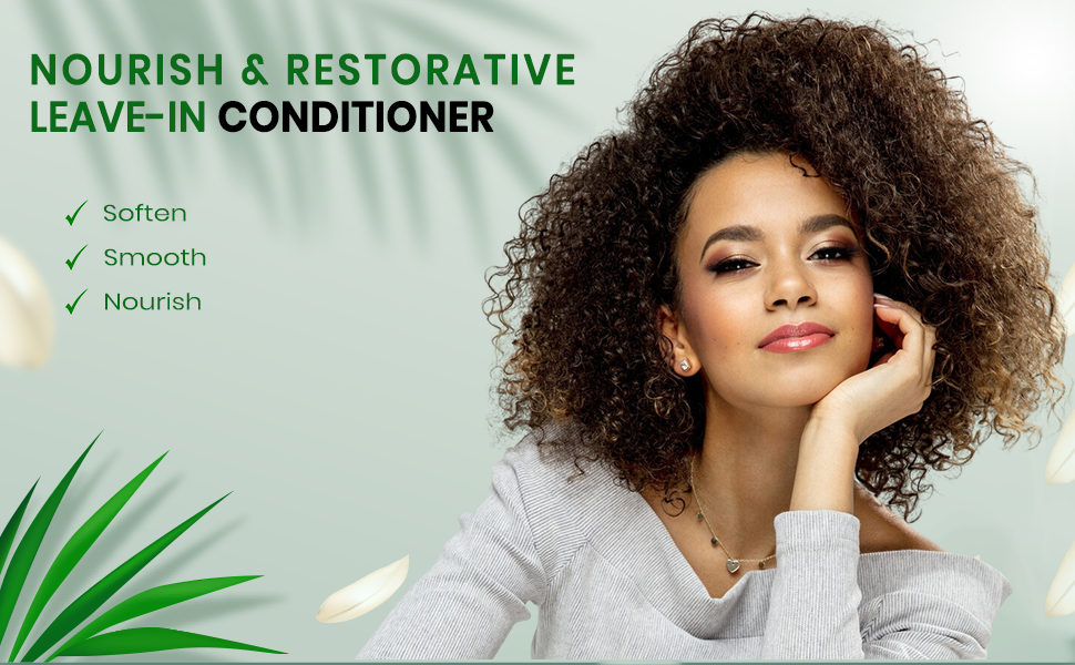 Leave-in Conditioner Treatment For All Hair Types Sulfates, Paraben,