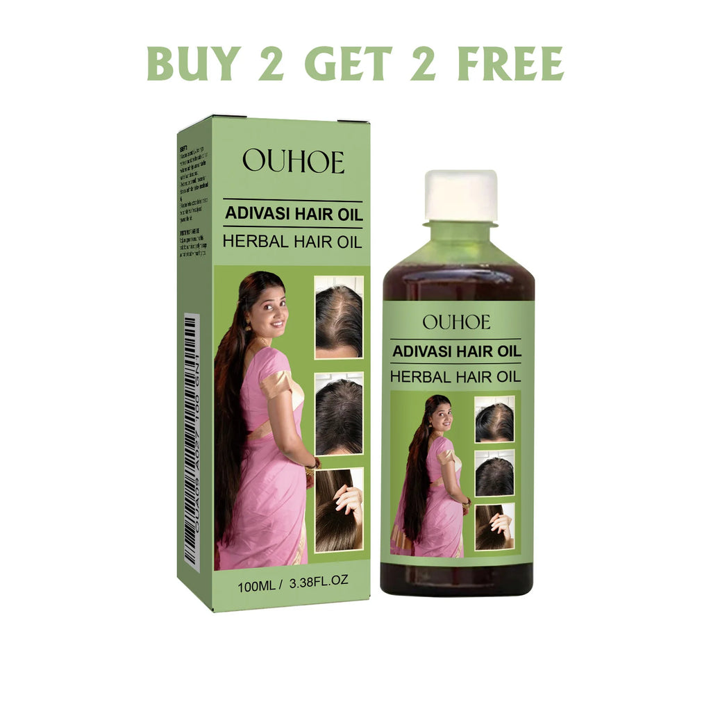 OUHOE Herbal Scalp & Hair Care Oil – Nourishing Treatment
