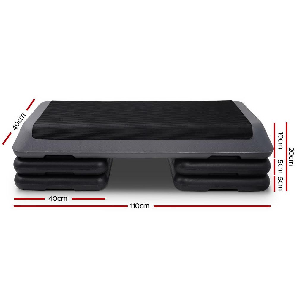 Everfit 3 Level Aerobic Step Exercise Stepper 110cm Gym Home Fitness