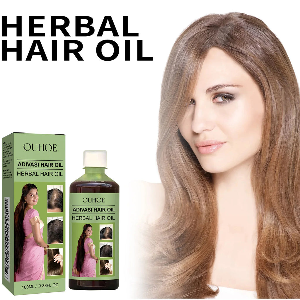 OUHOE Herbal Scalp & Hair Care Oil – Nourishing Treatment