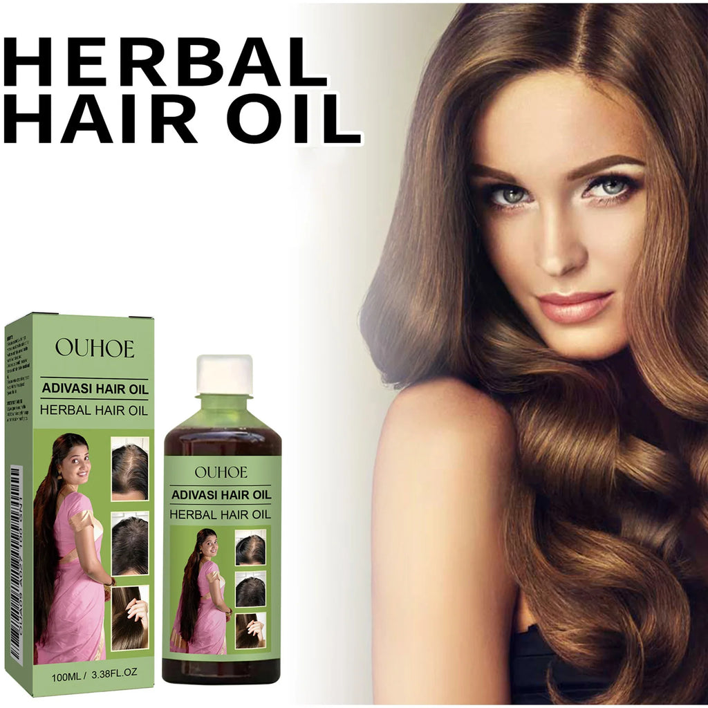 OUHOE Herbal Scalp & Hair Care Oil – Nourishing Treatment