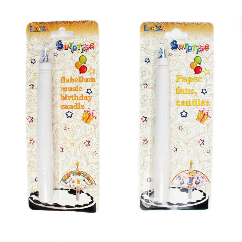 Clown Fan Surprise Party Candle