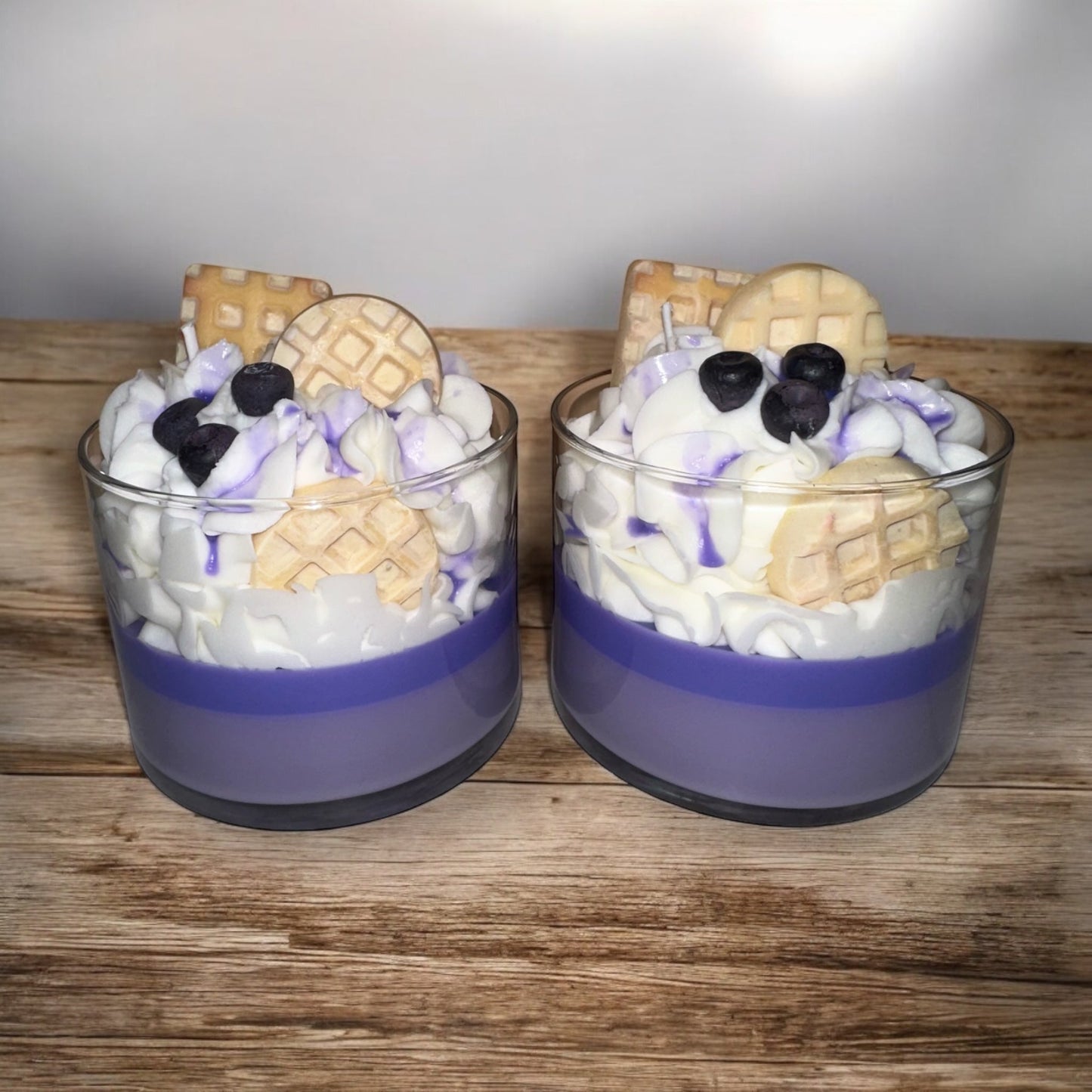 Blueberry Waffle Decorative Candle