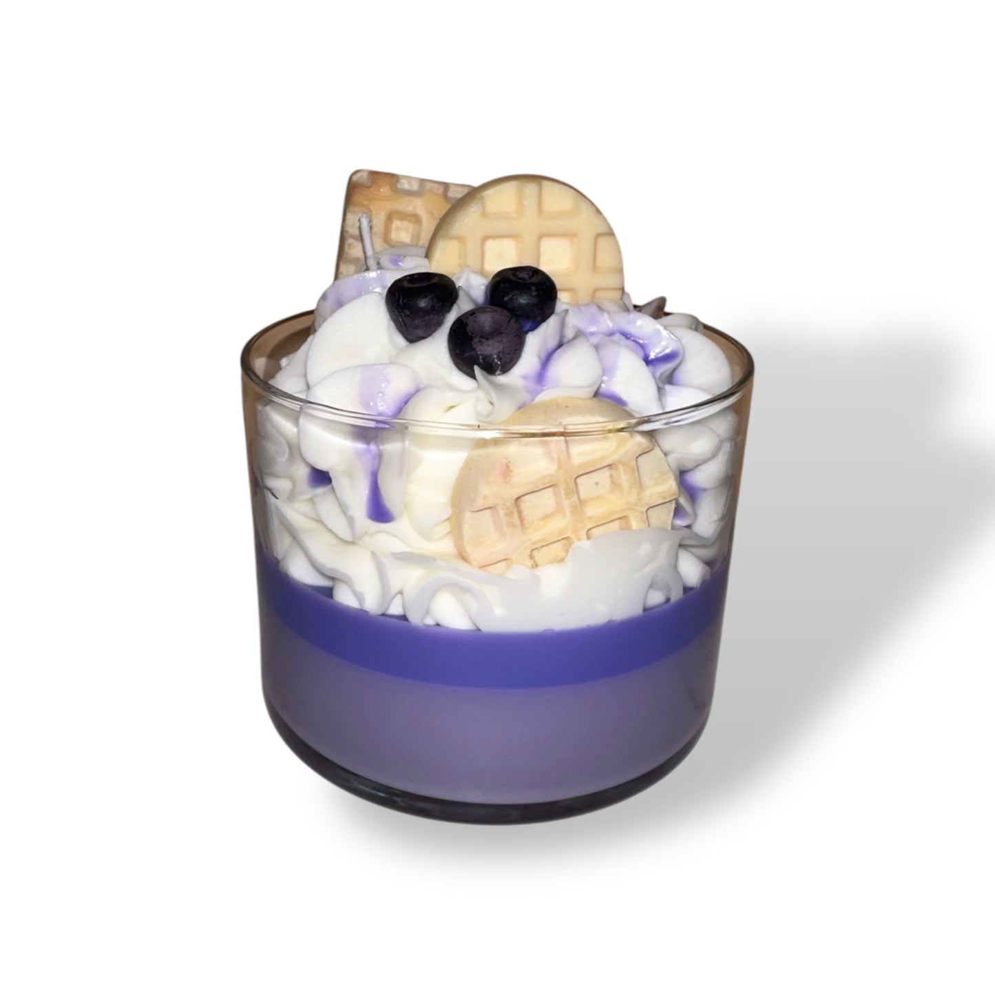Blueberry Waffle Decorative Candle