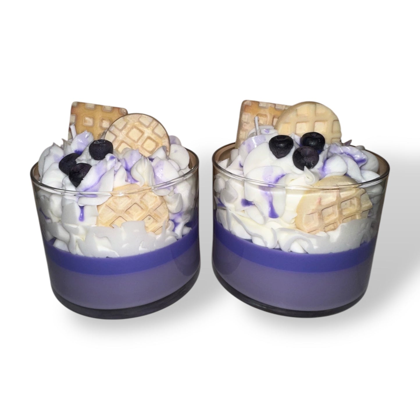Blueberry Waffle Decorative Candle