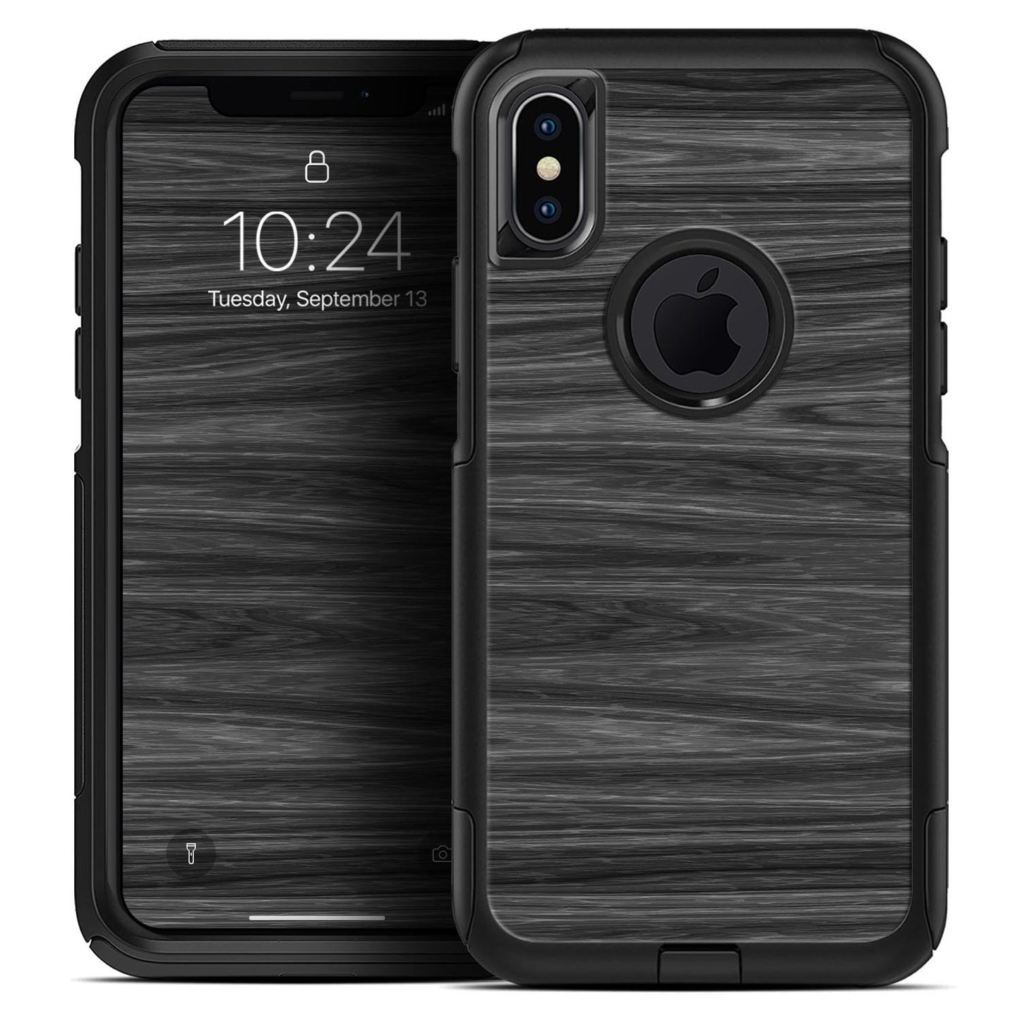 Dark Slate Wood - Skin Kit for the iPhone OtterBox Cases