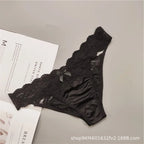 Underwear Women Sexy Lace Thong Pants Female Hollow Out Panties Low Waist Fashion Underpants New Ladies Bow Underwear Shorts