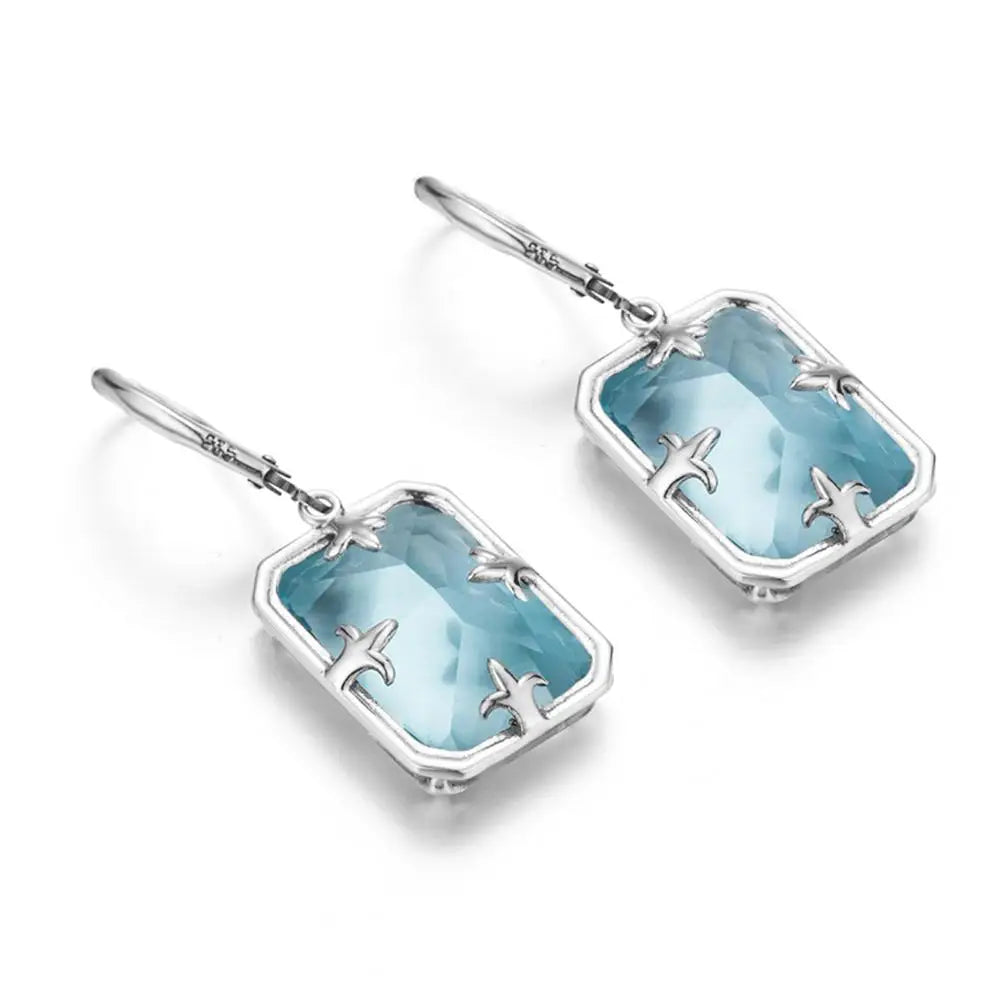 Viking Pink Stone Earrings - Collection The Eyes of Freyja