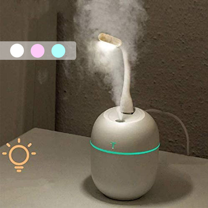 220ML Ultrasonic Mini Air Humidifier Aroma Essential Oil Diffuser USB