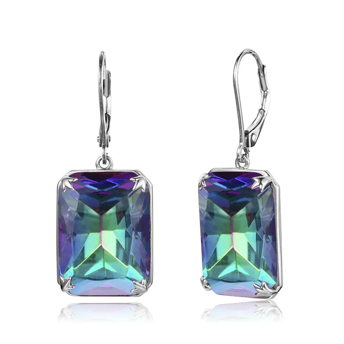 Viking Pink Stone Earrings - Collection The Eyes of Freyja