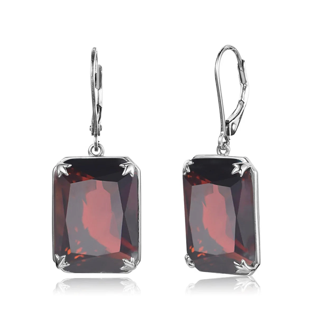 Viking Pink Stone Earrings - Collection The Eyes of Freyja