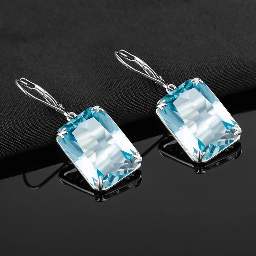 Viking Pink Stone Earrings - Collection The Eyes of Freyja