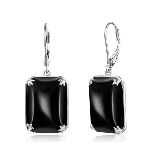Viking Black Onyx Earrings - Collection The Eyes of Freyja