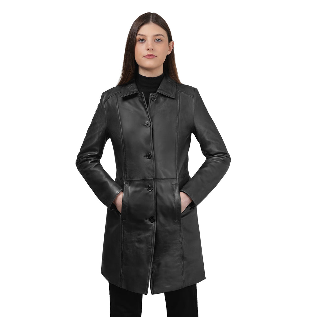 Jammie Women's Lambskin Leather Coat