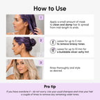 Purple Mask for Blonde Hair