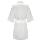 Sage Green Bridal Satin Robe Women Spanish Wedding Robe Novia Kimono Bride Party Bridesmaid Robes