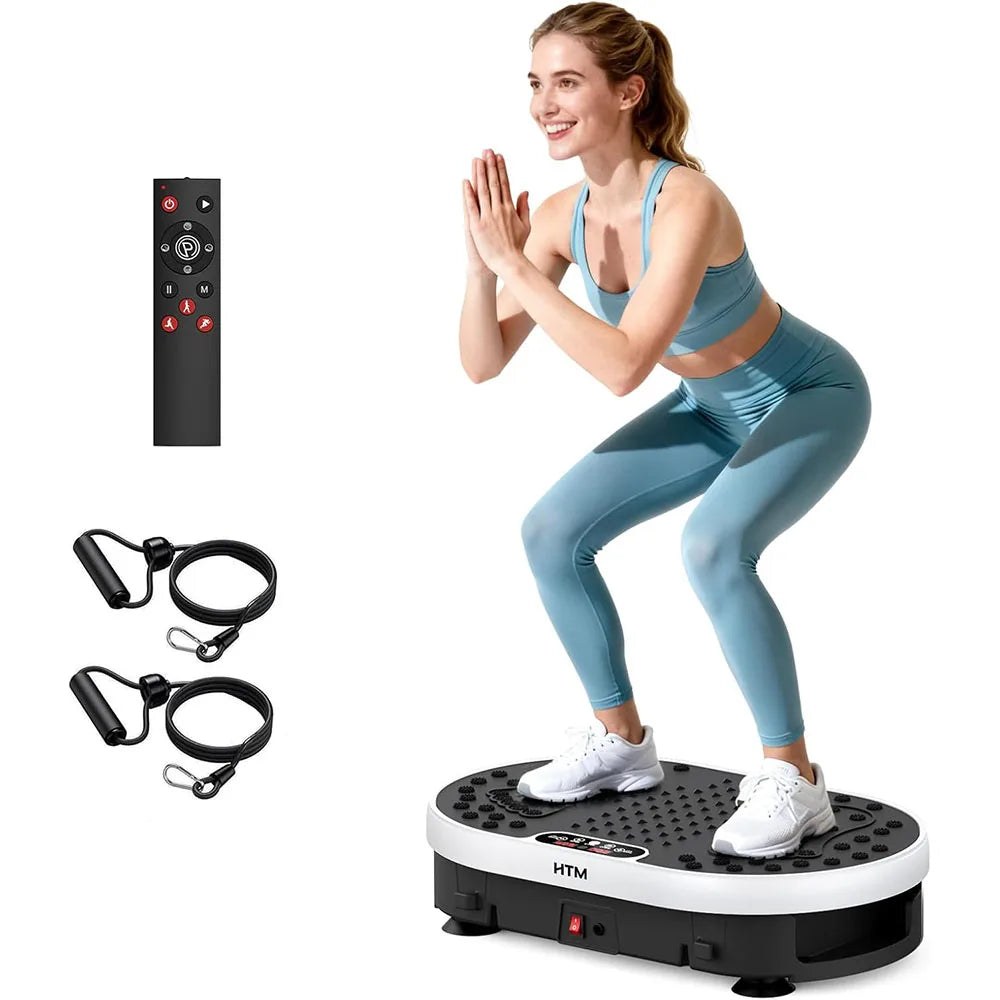 Full Body Vibration Plate – 120 Speeds & 9 Workout Programs