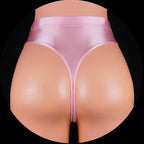 Japan Style Women Sexy thongs Shiny Smooth High Waist G-string Sexy T-Back lingerie Thong UnderWear Satin Glossy Femme Tight