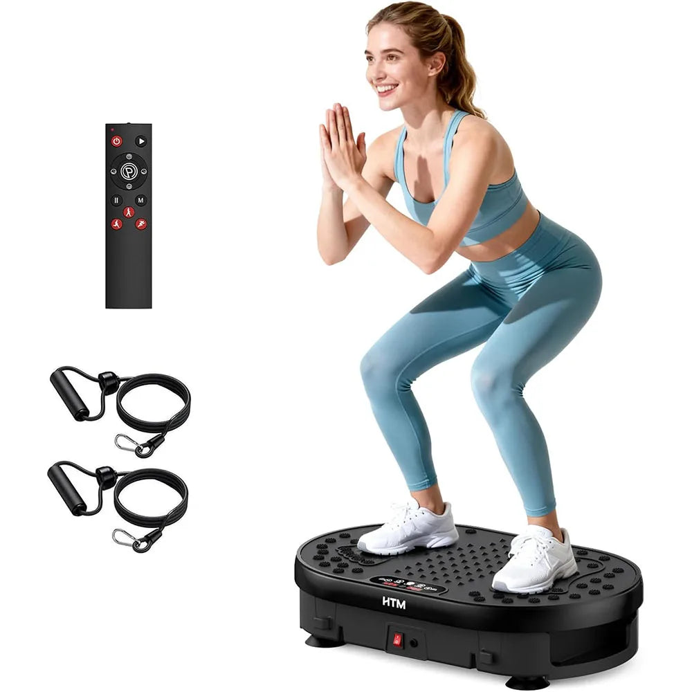 Full Body Vibration Plate – 120 Speeds & 9 Workout Programs