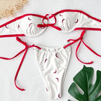 2025 Bandeau Biquini Sexy Bikini Women Swimsuit Push Up Swimwear Female Strappy Bathing Suits Green Bodysuit Beachwear Swim Suit